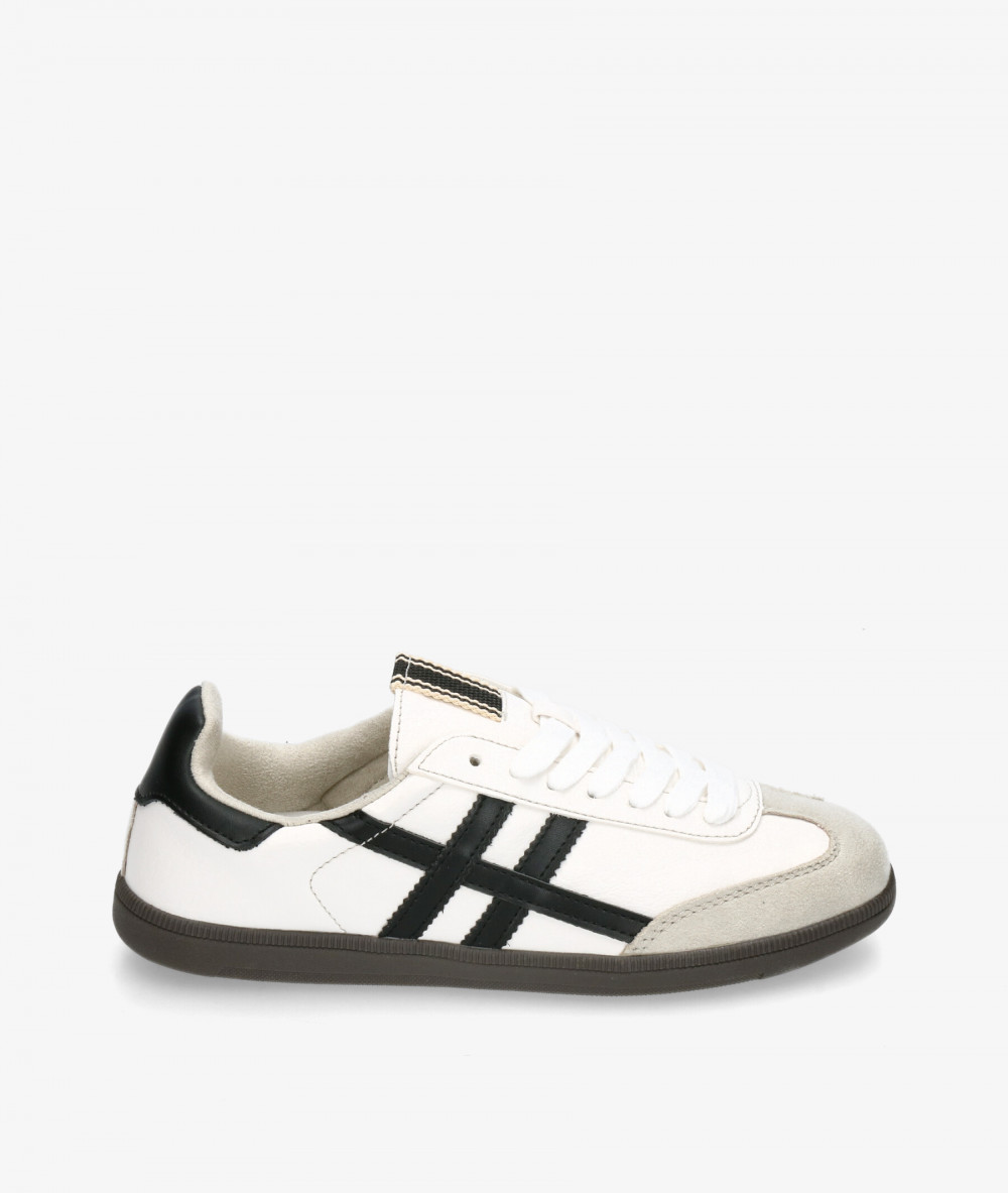 DEPORTIVAS BLANCO Y NEGRO LAZO 2