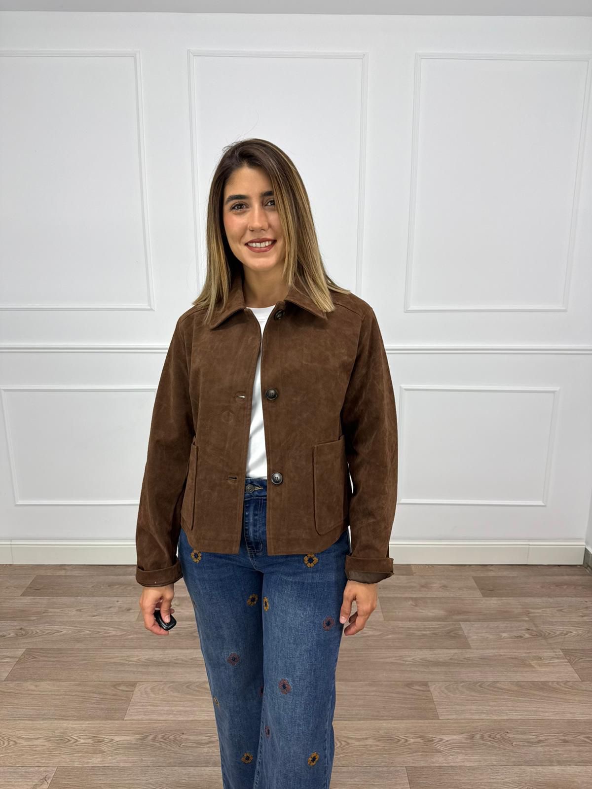CHAQUETA MARRÓN CHOCOLATE 1