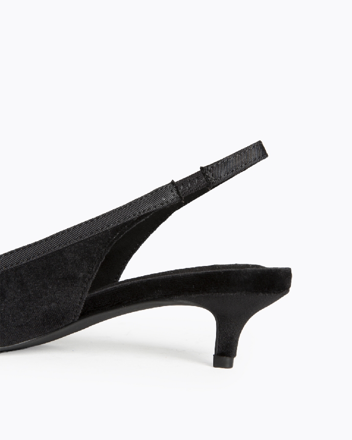 ZAPATO SALÓN DESTALONADO NEGRO  3