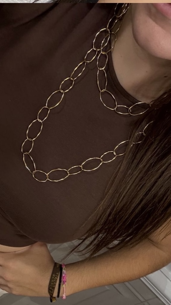 COLLAR LARGO ACERO ESLABONES 1