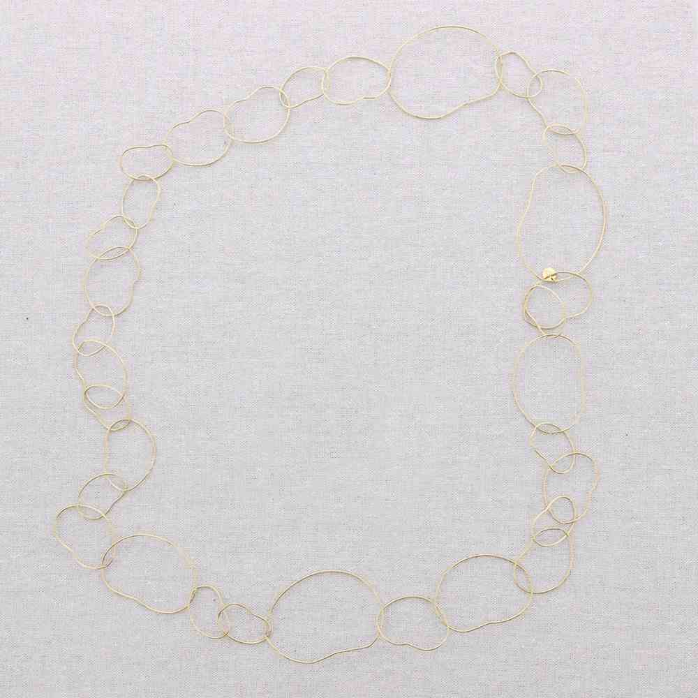 COLLAR LARGO ACERO ESLABONES 3