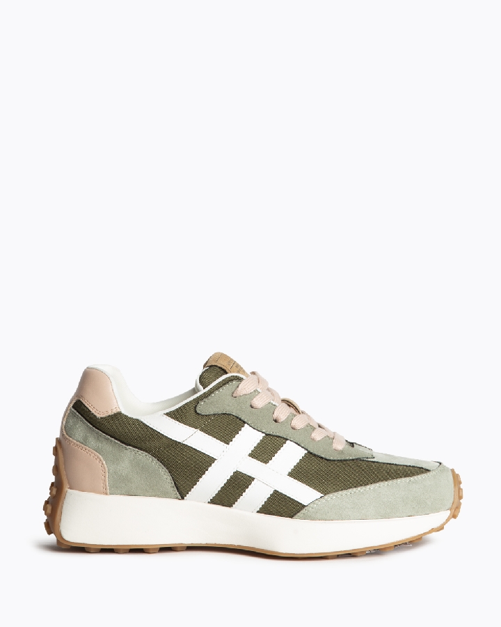 SNEAKERS CORINA VERDE/ROSA  1