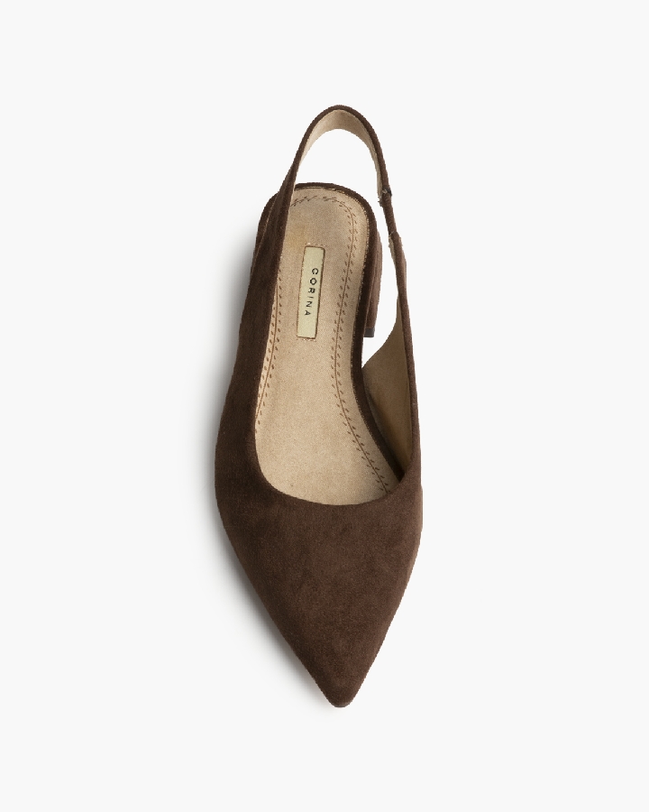 SANDALIA TACÓN BAJO MARRÓN CAFE  2