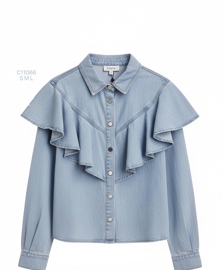 CAMISA VAQUERA VOLANTES  3