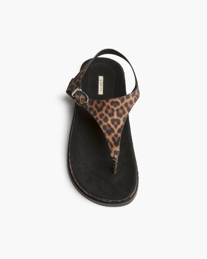 SANDALIA PLANA LEOPARDO CORINA  2