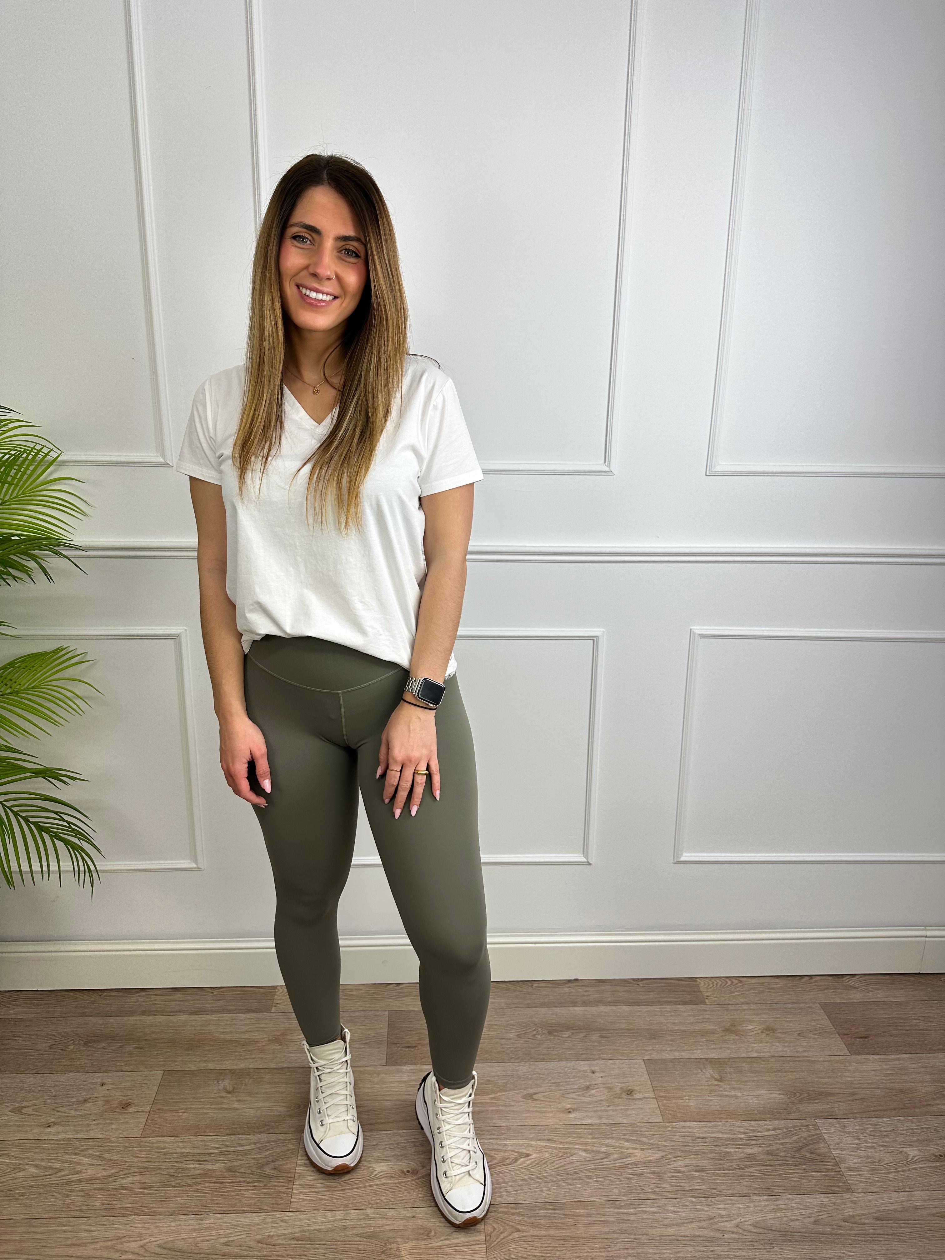 LEGGINGS VERDE CAZA 1